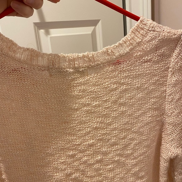 Pink rose sweater size small blush in color. - Picture 6 of 13